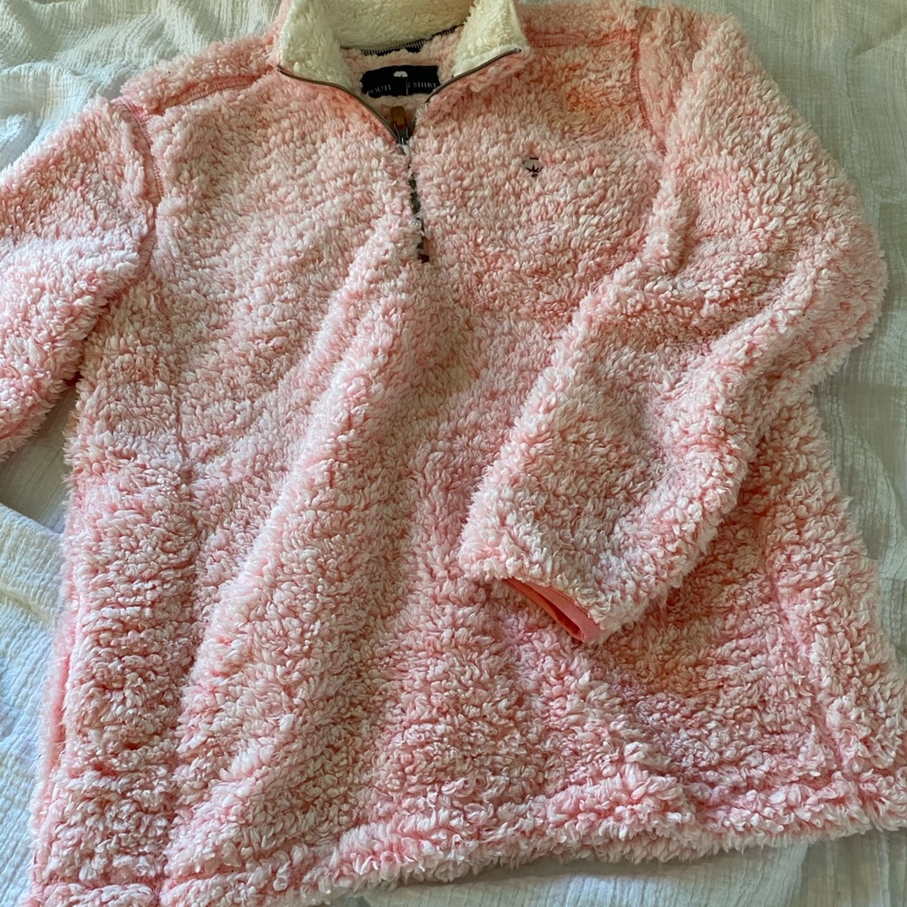 Fuzzy pink Sherpa